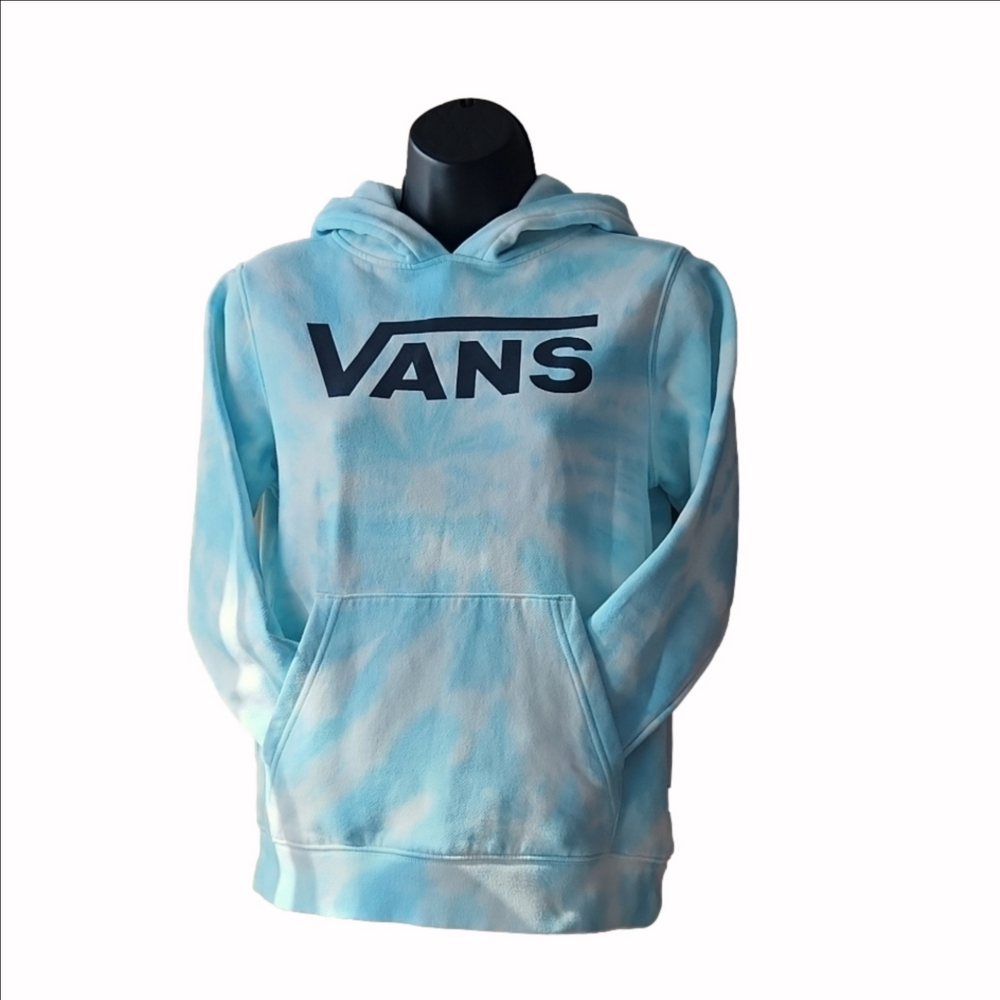 VANS TIE-DYE PULLOVER SWEATSHIRT, SZ SMALL,P2P=18",NEW